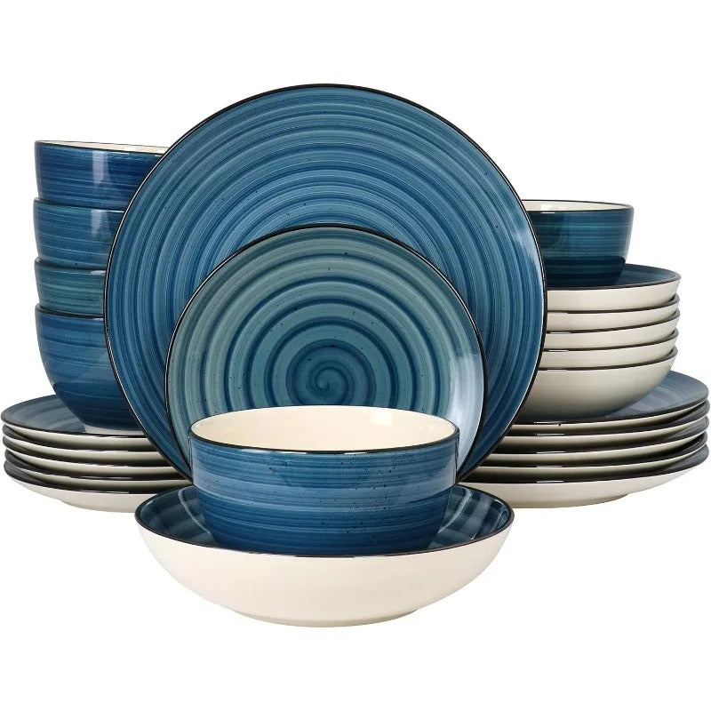 Lustre & Co. 24-Piece Tableware Set