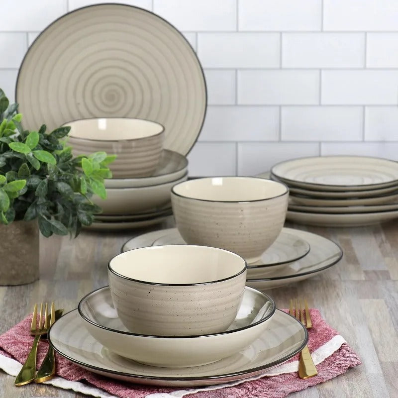 Lustre & Co. 24-Piece Tableware Set