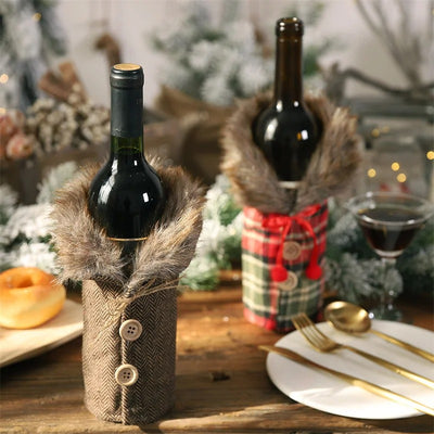 Wine Bottle Christmas Holders