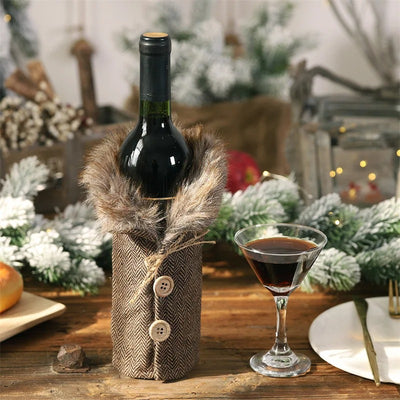 Wine Bottle Christmas Holders